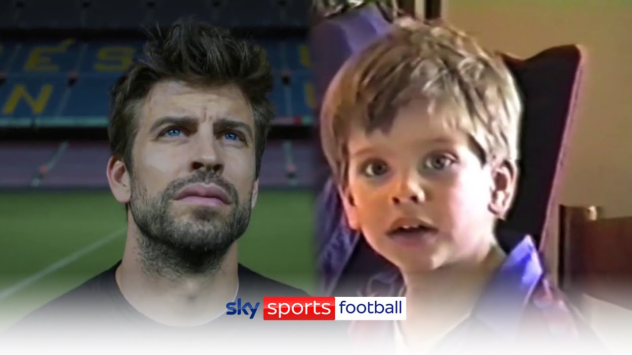 Gerard Pique's heart-warming retirement video 🥺 background