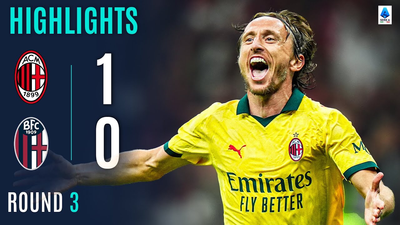 MILAN-BOLOGNA 1-0 | HIGHLIGHTS | Modric Wins It For Milan! | Serie A 2025/26 background