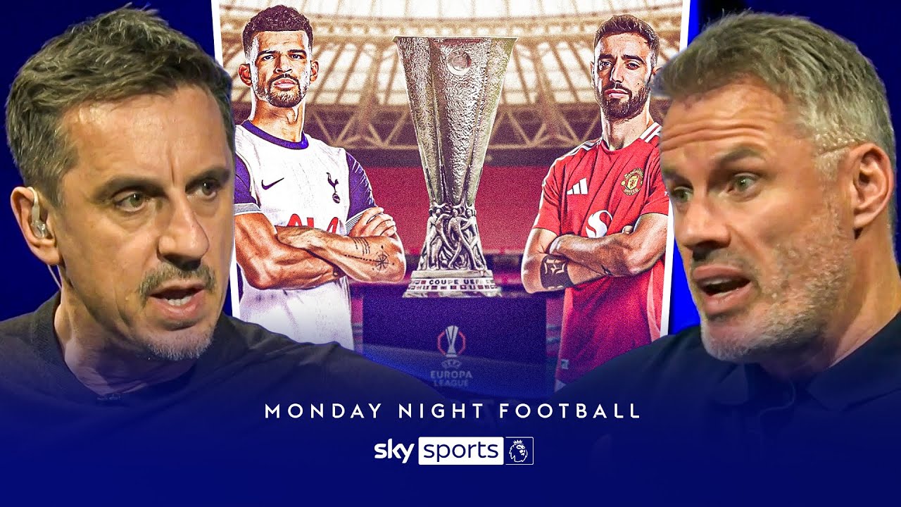 "Man Utd will win!" ЁЯПЖ | Jamie Carragher and Gary Neville's Europa League final predictions on MNF! ЁЯСА background