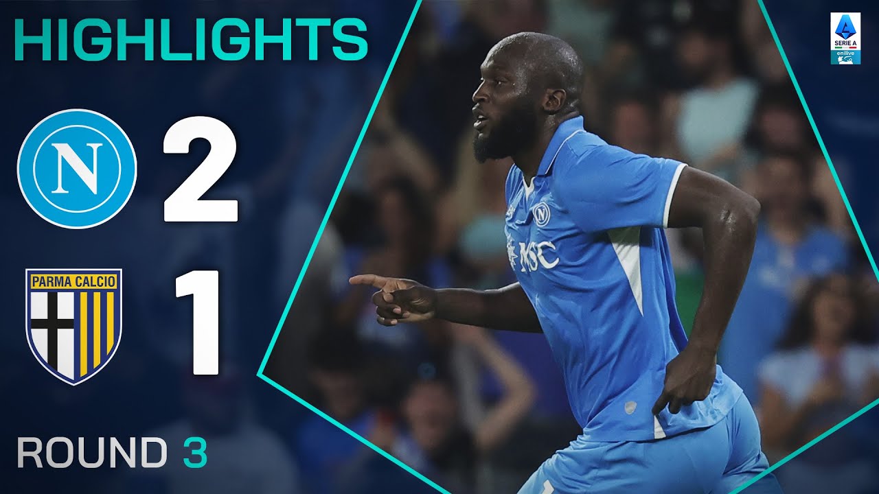 NAPOLI-PARMA 2-1 | HIGHLIGHTS | Sensational injury-time comeback! | Serie A 2024/25 background