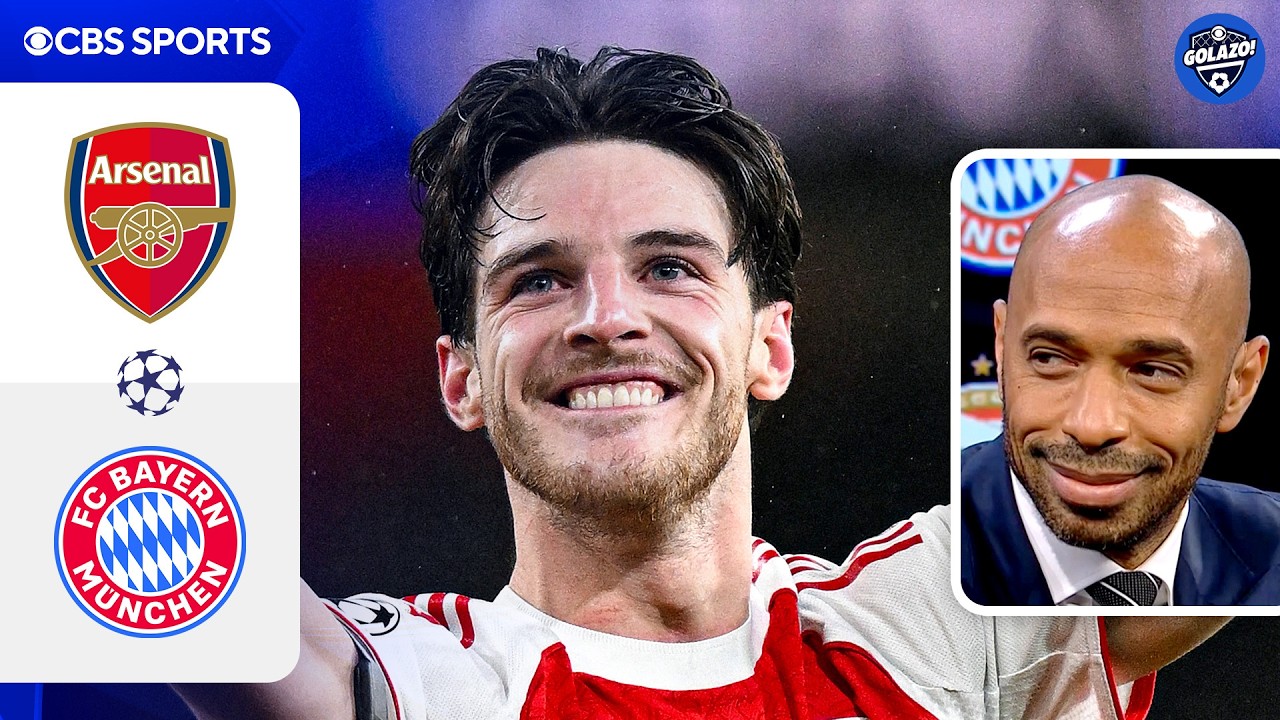 Arsenal hand Bayern first defeat of the season! Thierry Henry & Declan Rice REACTION | UCL Today backdrop
