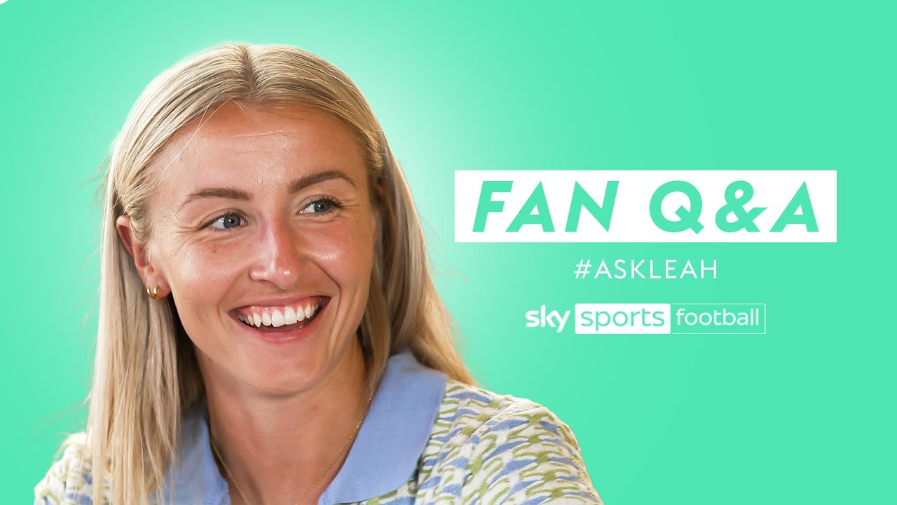 Leah Williamson reveals who partied the hardest after England's EUROS win! | Fan Q&A | #AskLeah background