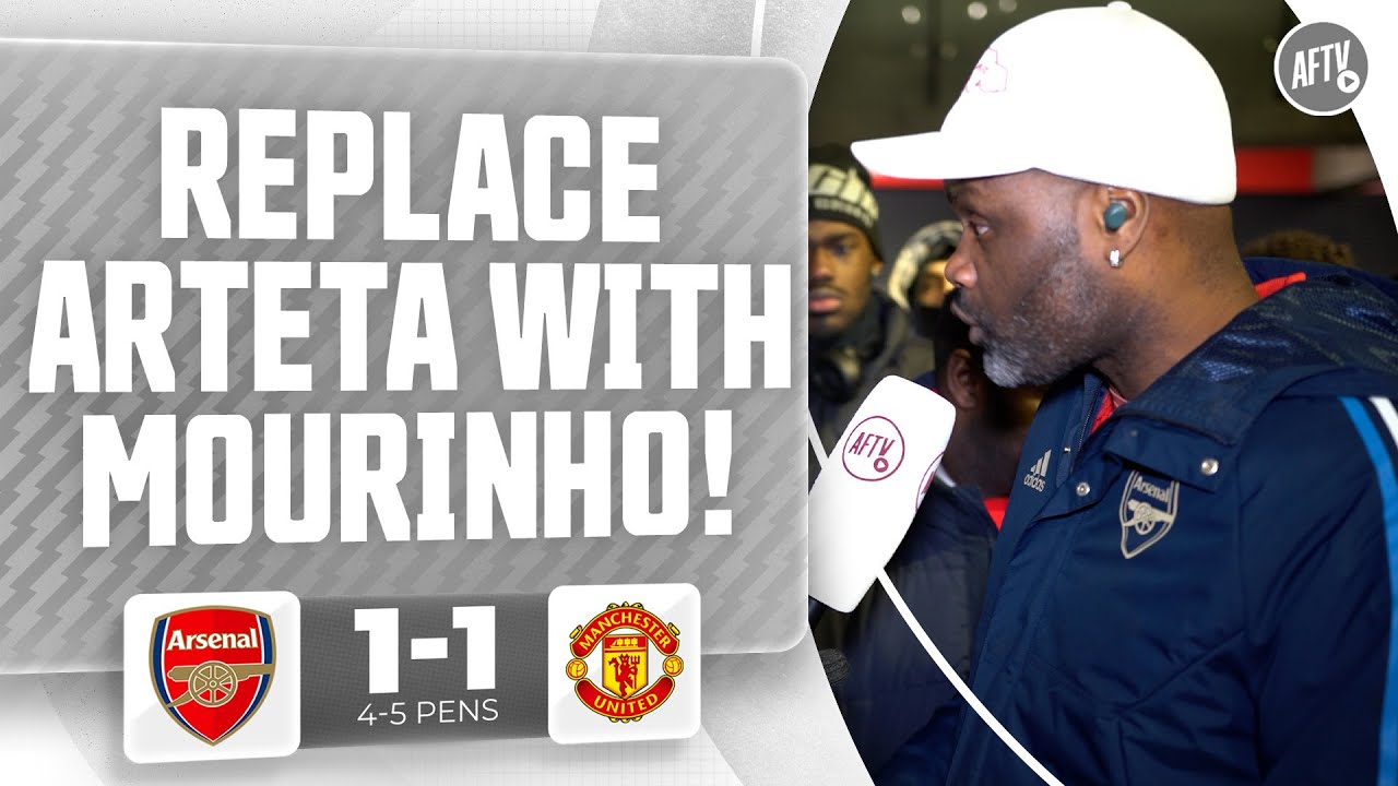 Replace Arteta With Mourinho! (Yardman) | Arsenal 1-1 Man United background