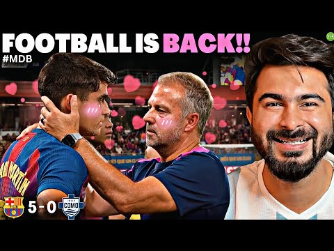 Barcelona CRUSH Como 5-0 | Liverpool Lose To Crystal Palace in Penalties! #MDB background