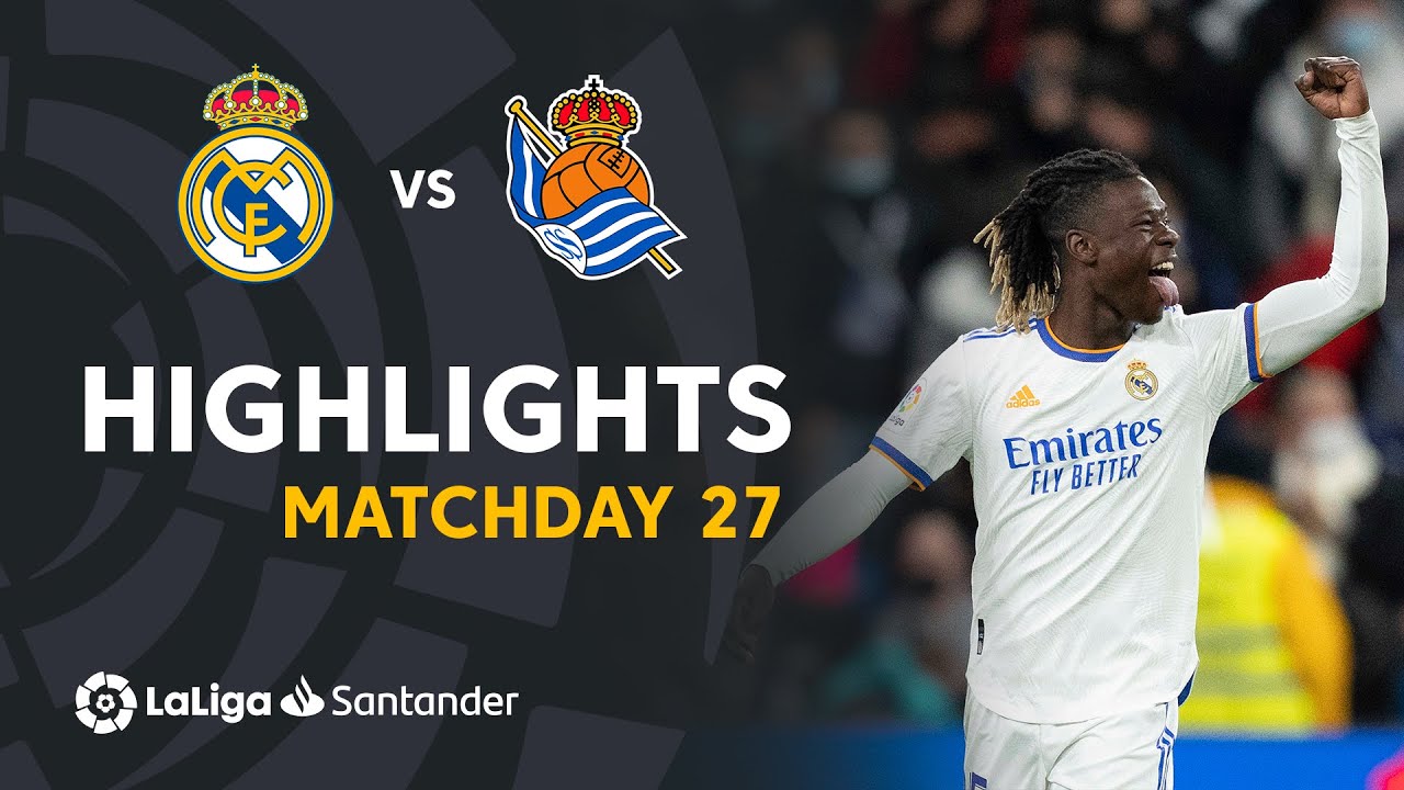 Resumen de Real Madrid vs Real Sociedad (4-1) backdrop