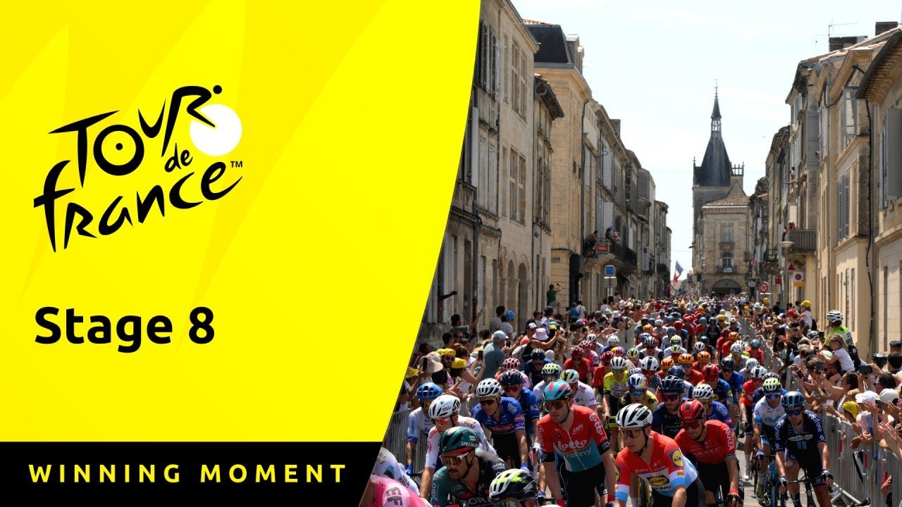 IT'S HIM AGAIN | Stage 8 Tour de France 2024 Highlights background
