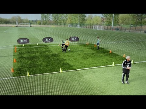 How to play like Arjen Robben | Soccer dribbling drill background