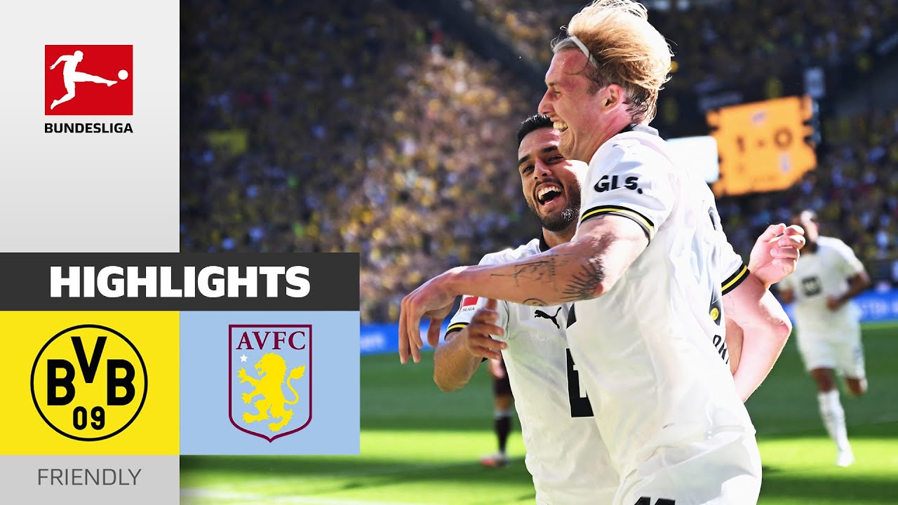 Borussia Dortmund vs. Aston Villa | 2-0 | Highlights Friendly background