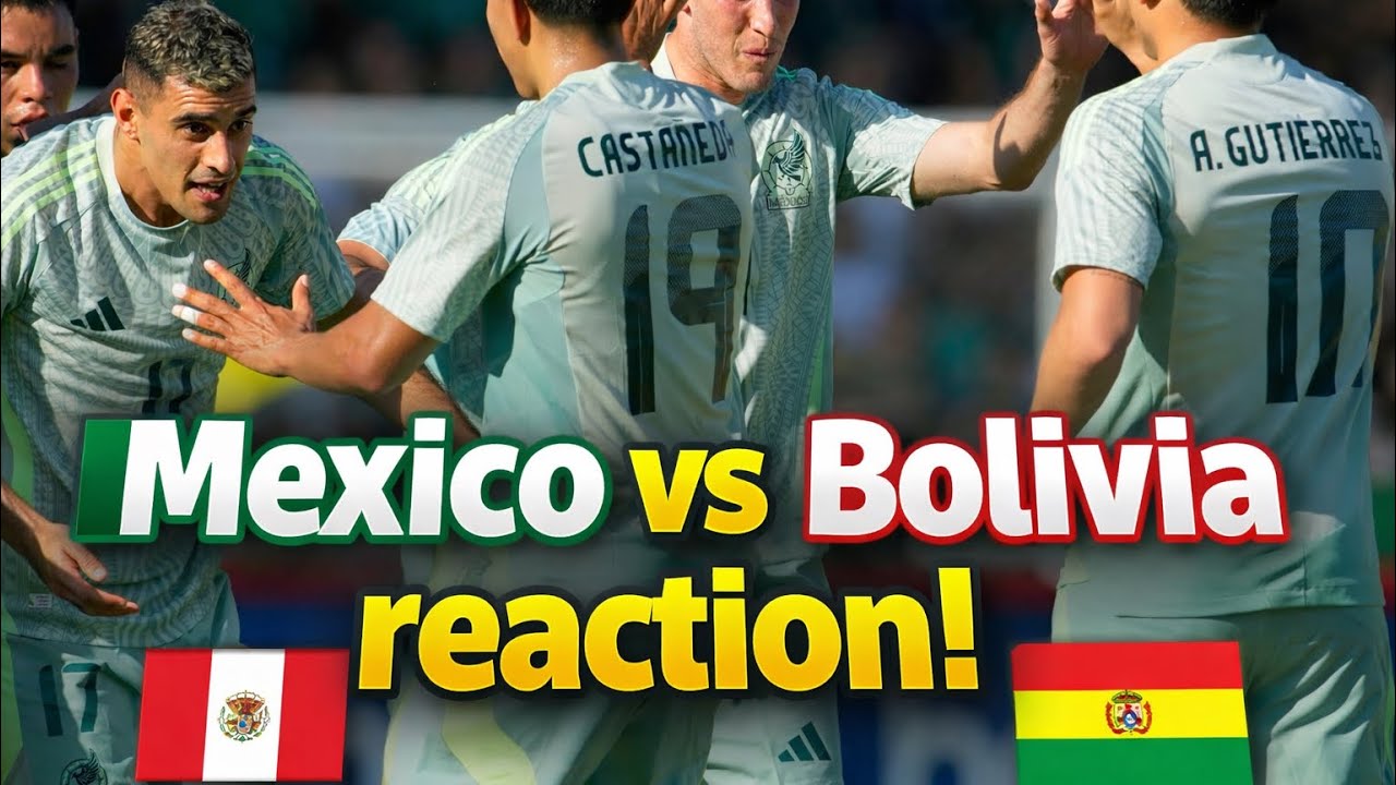 Mexico vs Bolivia Reaction! background