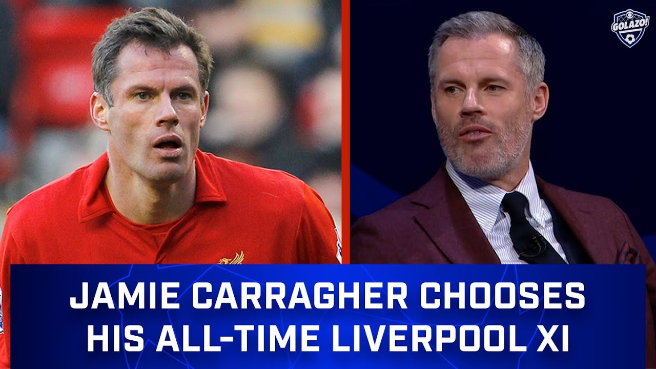 Jamie Carragher Chooses His All-Time Liverpool XI | CBS Sports Golazo background