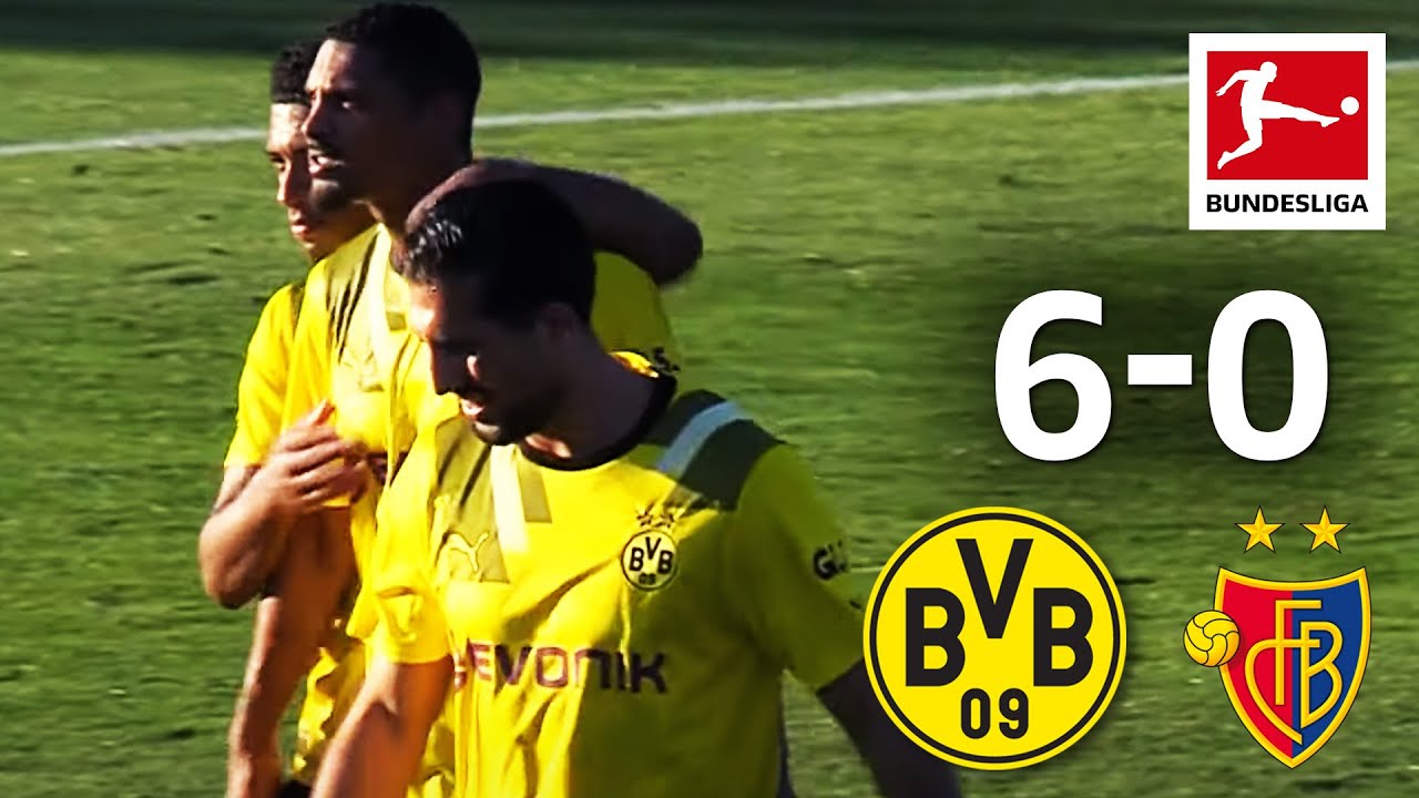 Hattrick Haller! | Borussia Dortmund vs. FC Basel | Highlights backdrop