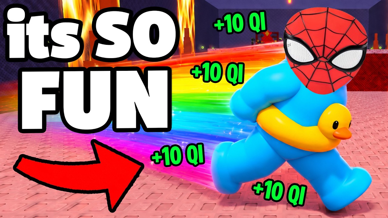 BECOMING the FASTEST PLAYER in +1 SPIDEY ESCAPE ROBLOX..