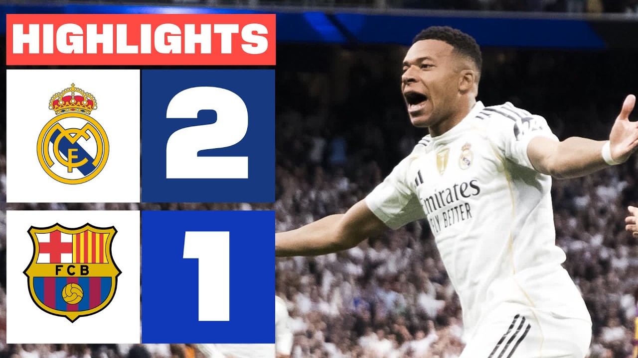 REAL MADRID 2 - 1 FC BARCELONA | RESUMEN LALIGA EA SPORTS background
