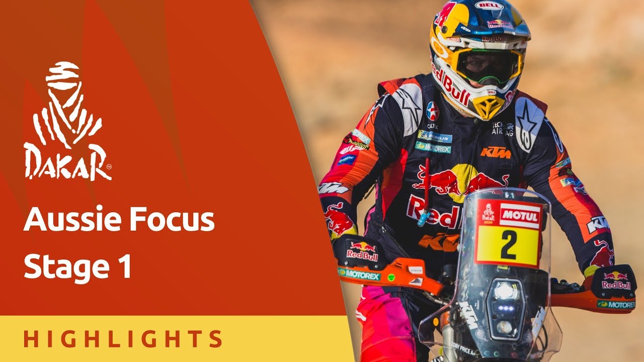 Aussies survive treacherous opening stage of Dakar background