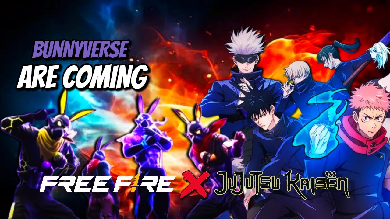 FREE FIRE X JUJUTSU KAISEN | BUNNYVERSE BUNNY BUNDLES | FREE FIRE X SHOLAY REWARDS