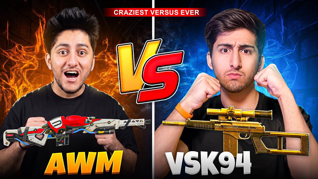Awm Vs Vsk In Free Fire 1 Vs 1 Amazing Gameplay !