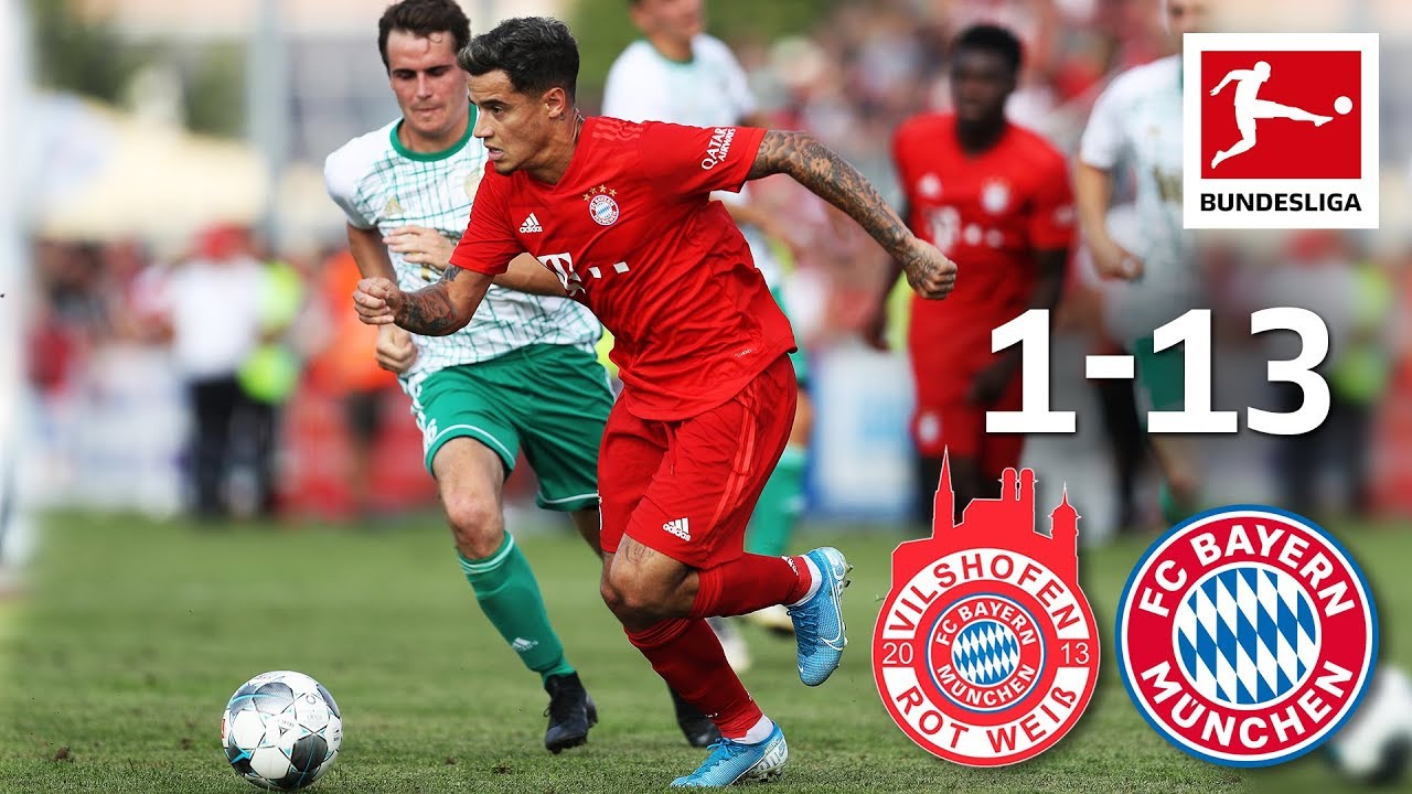 Coutinho's first Goal for Bayern | FC Bayern München 13-1 Vilshofen | Highlights background