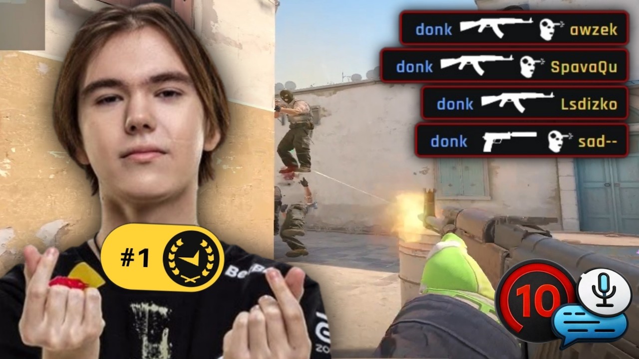 donk Reclaims #1 FACEIT Rank | CS2 Highlights