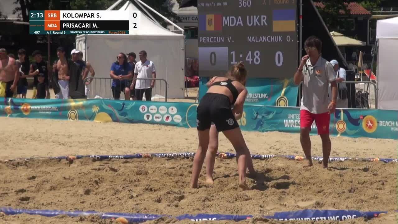 Suzana KOLOMPAR (SRB) vs. Madalina PRISACARI (MDA) • A | Round 3 • Women's BW 60Kg background