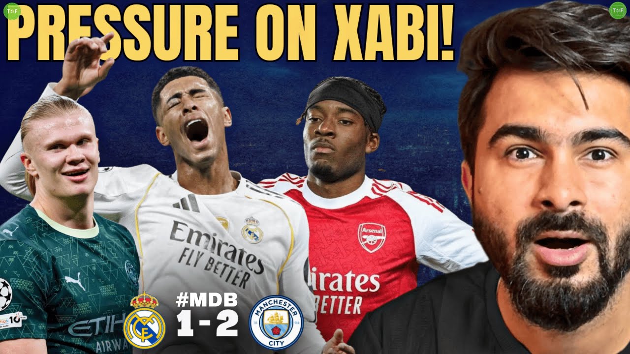 Man City BEAT Real Madrid 2-1 | Arsenal Breeze Past Brugge UCL #MDB background