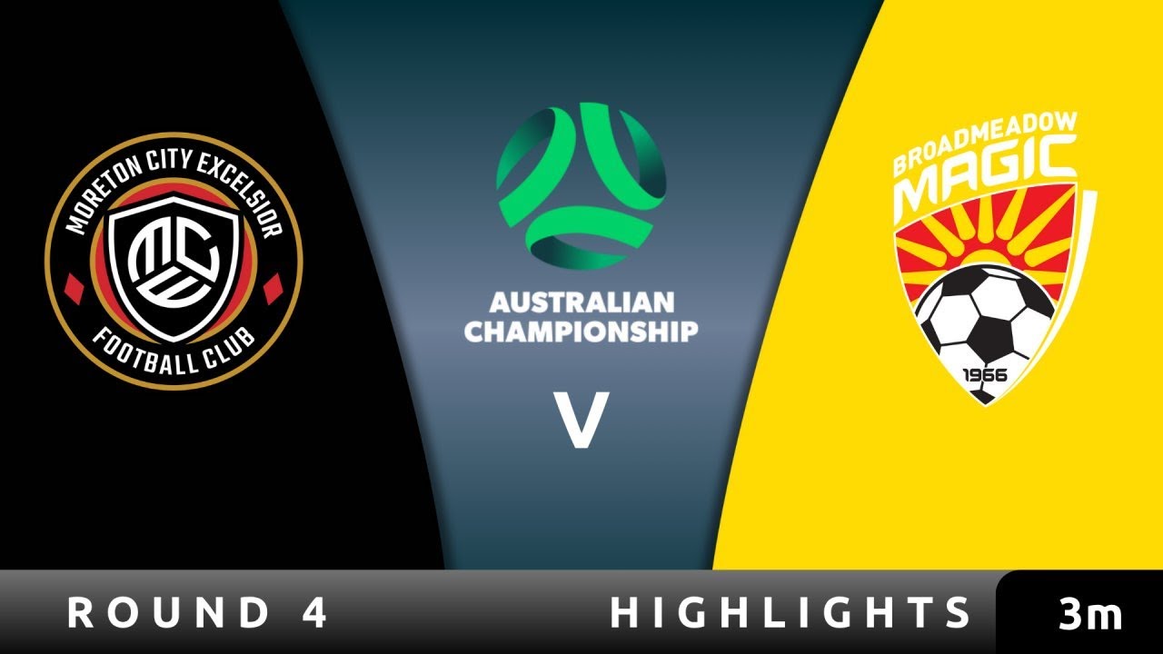 6 GOAL THRILLER I Moreton City Excelsior FC v Broadmeadow Magic FC background