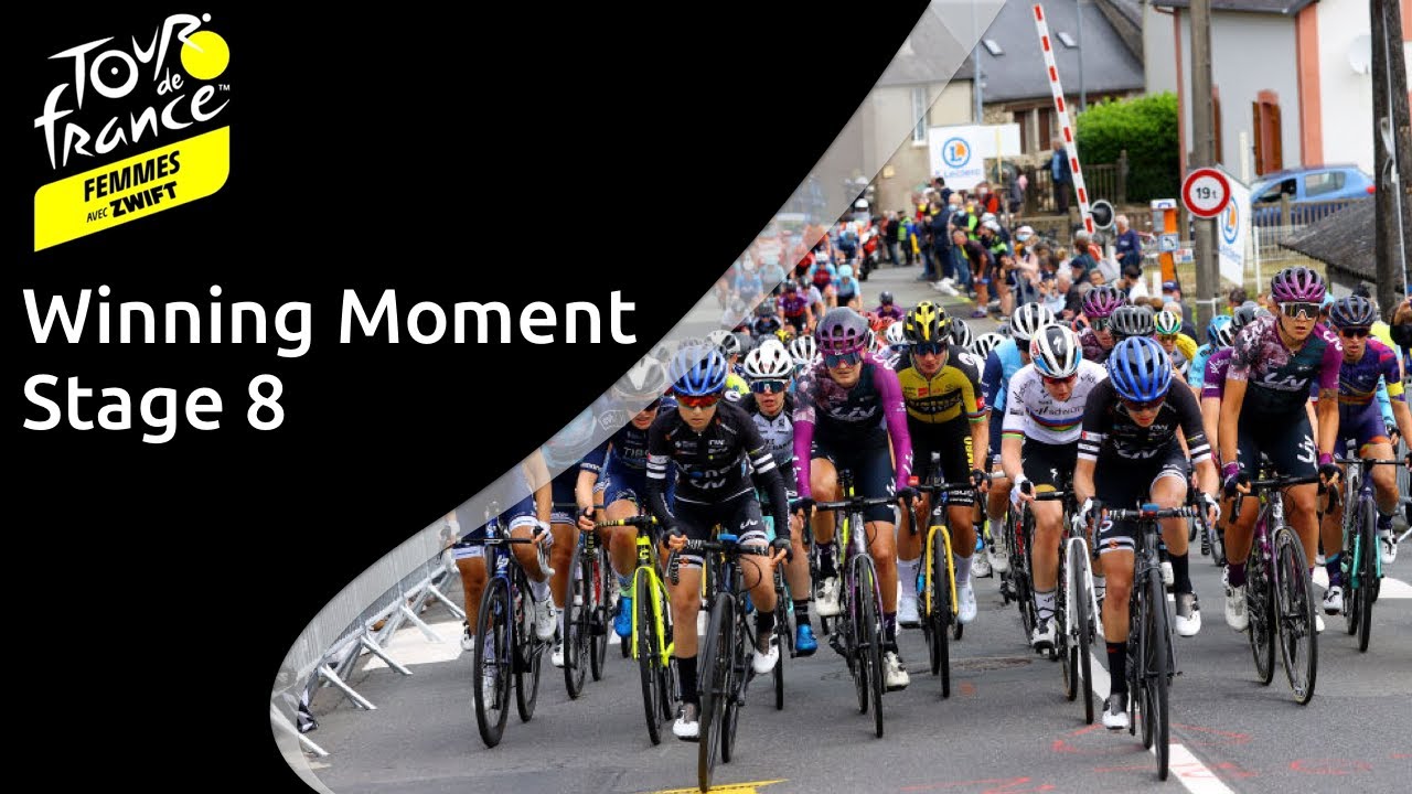 Stage 8 highlights: Winning moment - Tour de France Femmes 2022 backdrop