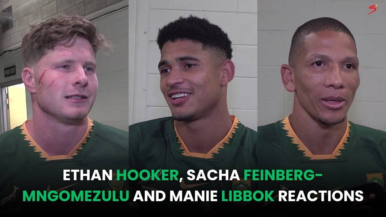 Ethan Hooker, Sacha Feinberg-Mngomezulu & Manie Libbok Reactions | What Goes On Tour background