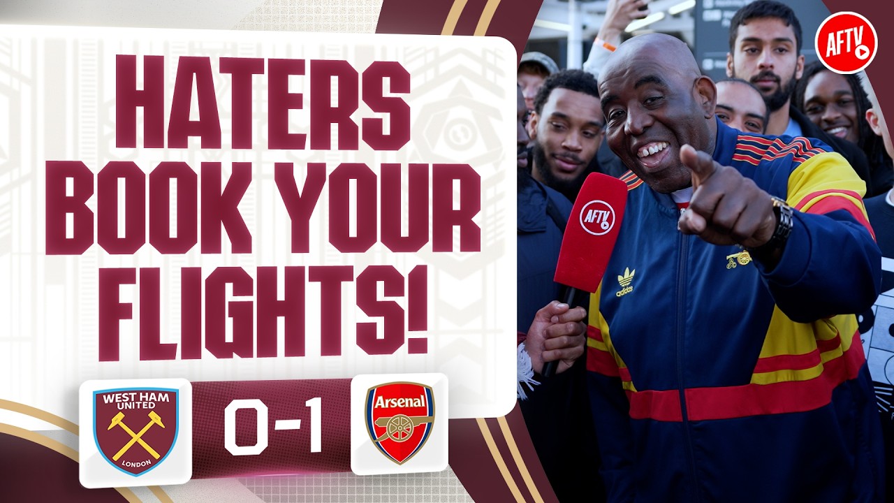 Haters Book Your Flights โ๏ธ (Robbie) | West Ham 0-1 Arsenal