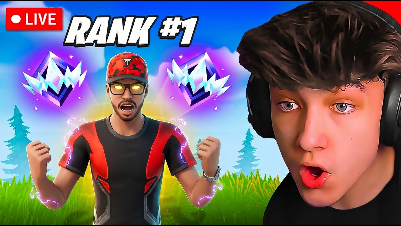 🔴LIVE! - Grinding #1 UNREAL RANK in FORTNITE!