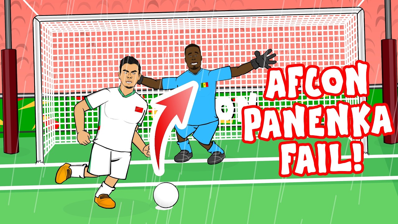 BRAHIM DIAZ PANENKA FAILЁЯШВ AFCON Final 2025 (Senegal 1-0 Morocco Highlights) background