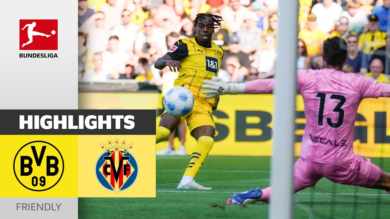 Brilliant Comeback After 0-2 Down | Borussia Dortmund vs. FC Villareal | Highlights background