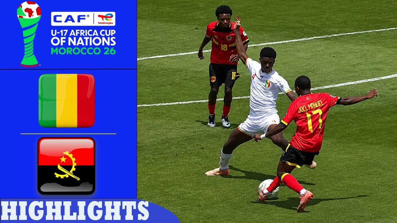 Mali vs Angola Highlights & All Goals | U17 Africa Cup of Nations 2026