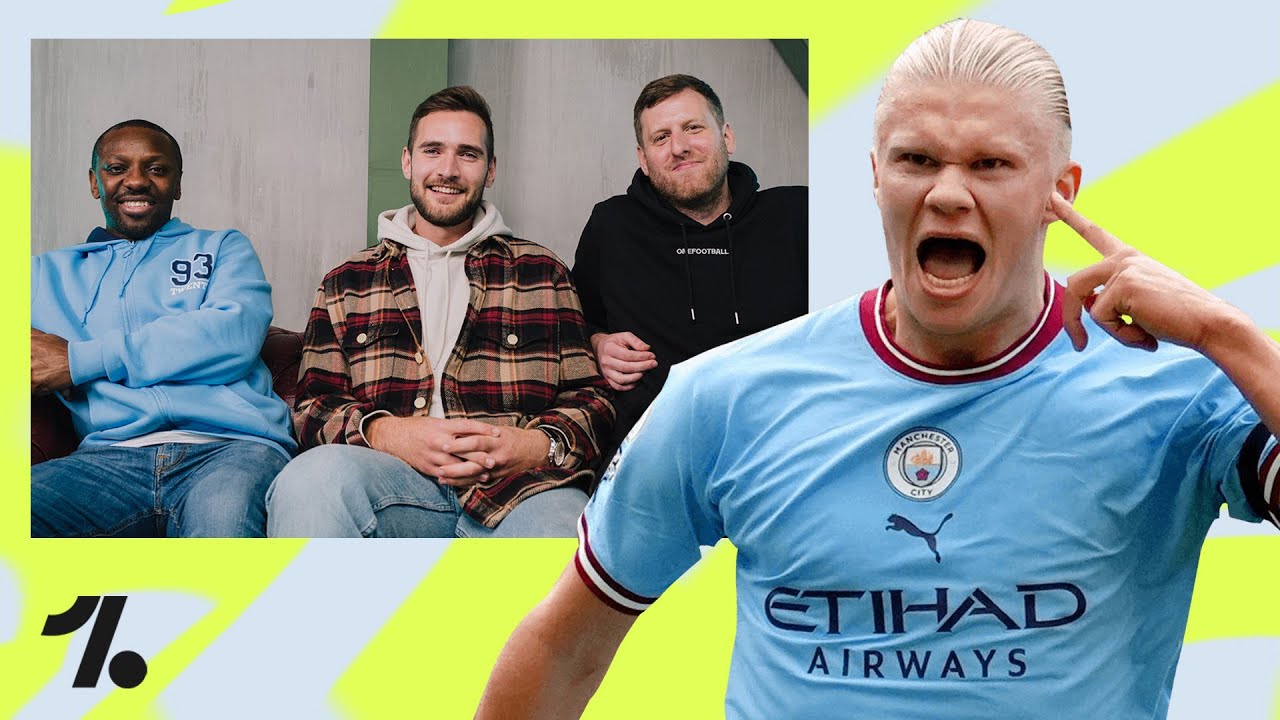 Why Man City will win EPL, Haaland over Mbappe + more! OneFootball podcast w/ Shaun Wright-Phillips background