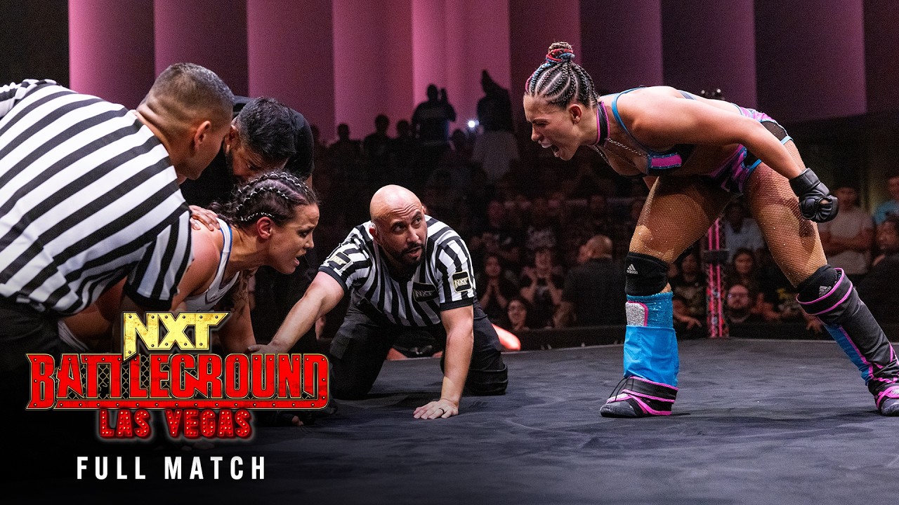 FULL MATCH: Lola Vice vs. Shayna Baszler | Underground Match: NXT Battleground 2024 background
