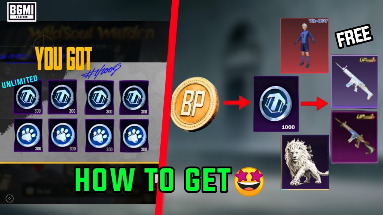 BGMI NEW UPDATE 4.4 FREE LUCKY COIN BUDDY COIN KAISE LE / PRIZE PATH LUCKY COIN UPGRADE GUN TRICK background