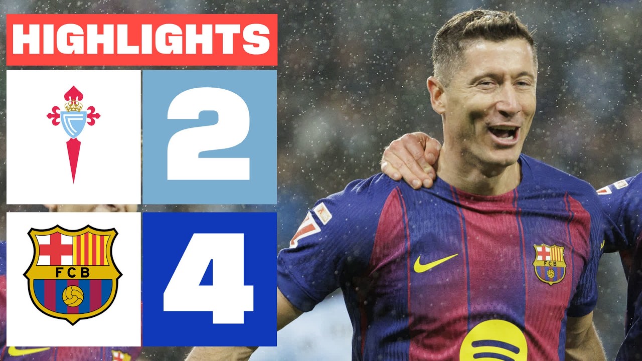 CELTA 2 - 4 FC BARCELONA | RESUMEN LALIGA EA SPORTS background