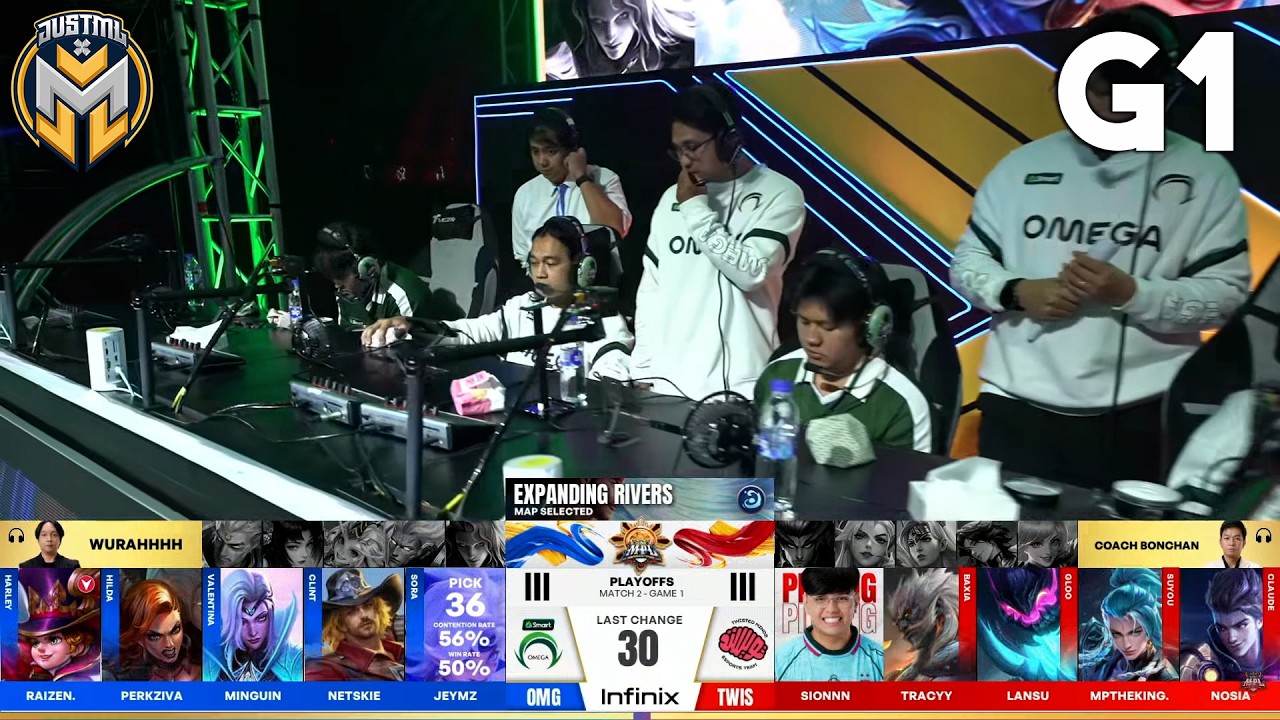 OMG vs TWISTED - GAME 1 | Playoffs Day 1 | MPL Philippines Season 17