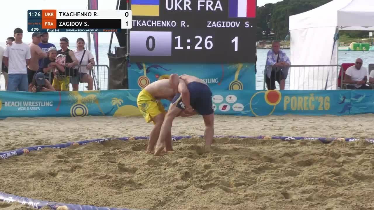 Roman TKACHENKO (UKR) vs. Said ZAGIDOV (FRA) • Final 3-4 • Men's BW 80Kg
