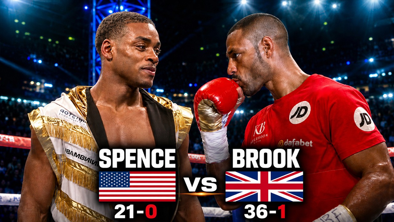 Errol Spence Jr (USA) vs Kell Brook (England) | KNOCKOUT, Boxing Fight Highlights HD background