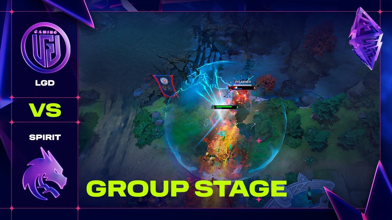 LGD GAMING vs TEAM SPIRIT - Official Highlights - BLAST Slam VII Dota 2 background