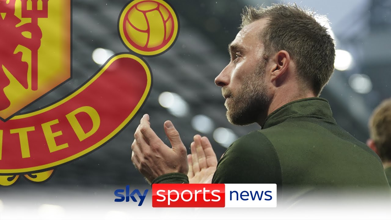 Manchester United complete signing of Christian Eriksen on three-year deal background