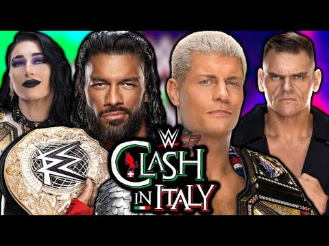WWE clash in Italy 2026 winners background