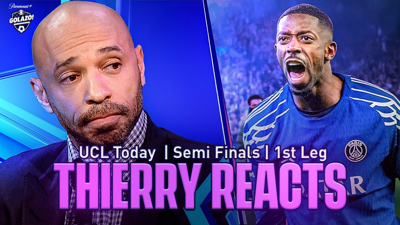 Dembele's The Best in The World?👀 | Thierry Henry Reacts to PSG's Win v Arsenal⚡| UCL Today background