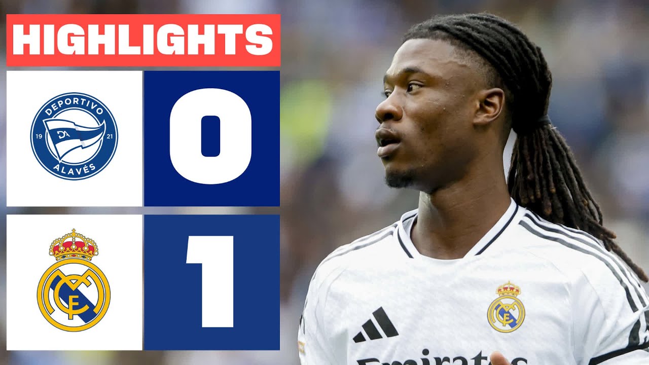 DEPORTIVO ALAVÉS 0 - 1 REAL MADRID I RESUMEN LALIGA EA SPORTS