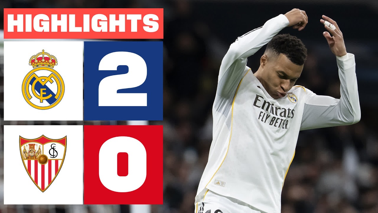 REAL MADRID 2 - 0 SEVILLA FC | RESUMEN LALIGA EA SPORTS background