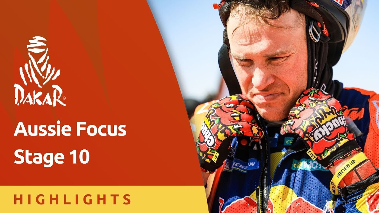 Heartbreak for Sanders: Leading Dakar to Broken Bones on Stage 10 background