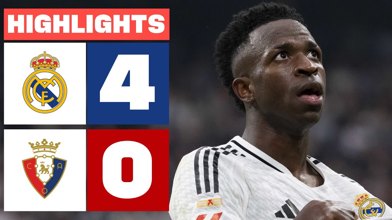 REAL MADRID 4 - 0 CA OSASUNA I RESUMEN LALIGA EA SPORTS background