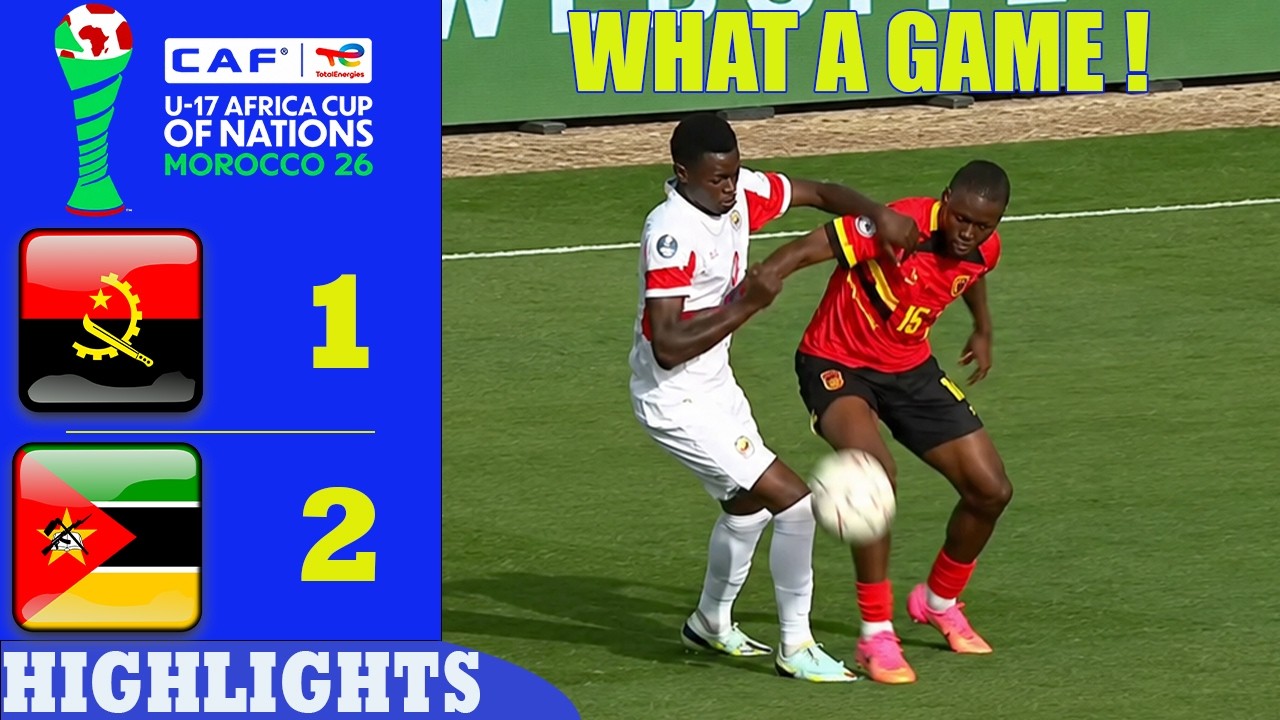 Angola vs Mozambique Highlights & All Goals | U17 Africa Cup of Nations 2026