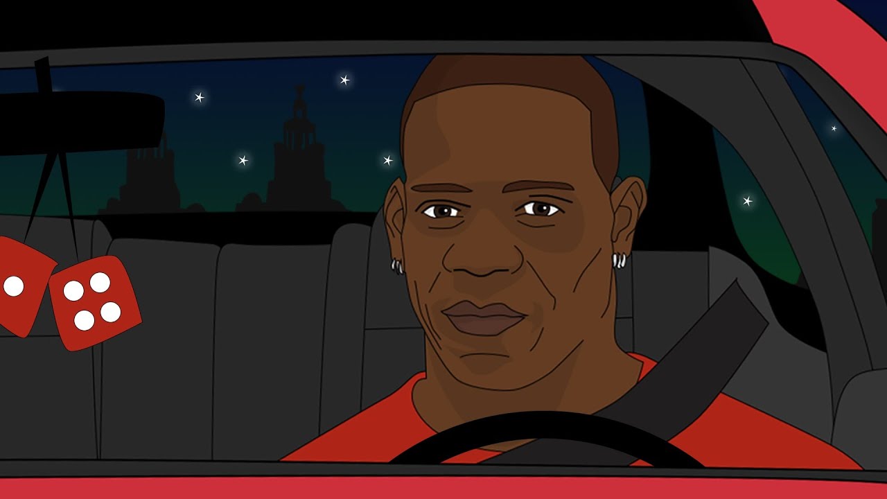When Mario Balotelli played at Liverpool background
