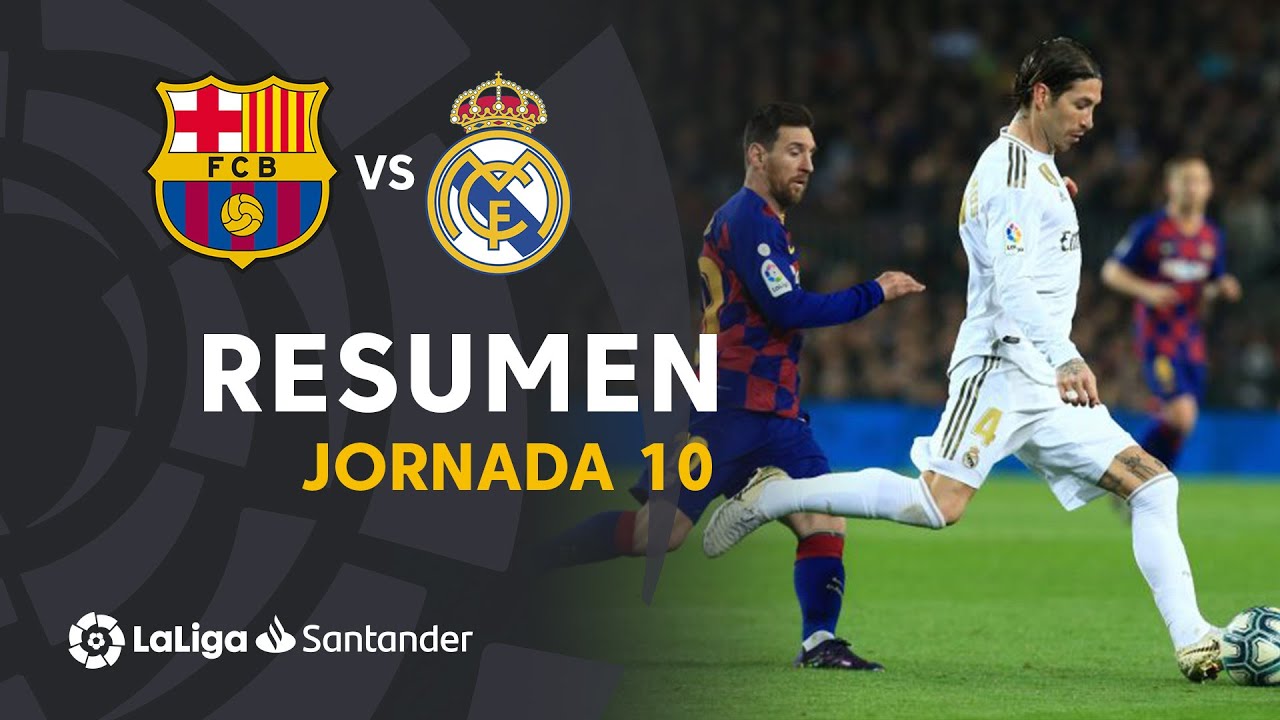Resumen de FC Barcelona vs Real Madrid (0-0) background